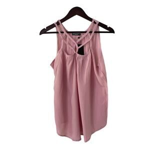 Women's Pink cutout tank